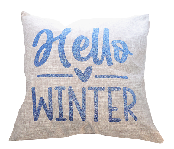 Hello Winter Pillow Cover
